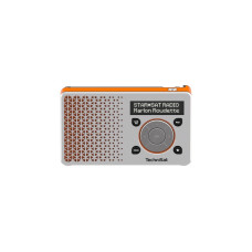 TechniSat DIGITRADIO 1(silber/orange, UKW, DAB+, Klinke)