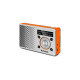TechniSat DIGITRADIO 1(silber/orange, UKW, DAB+, Klinke)