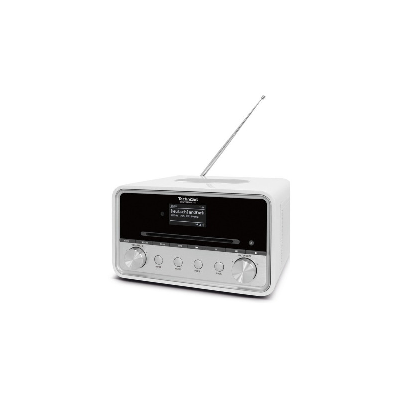 TechniSat DIGITRADIO 586, Internetradio(weiß/silber, WLAN, Bluetooth, CD)