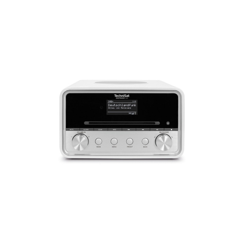 TechniSat DIGITRADIO 586, Internetradio(weiß/silber, WLAN, Bluetooth, CD)
