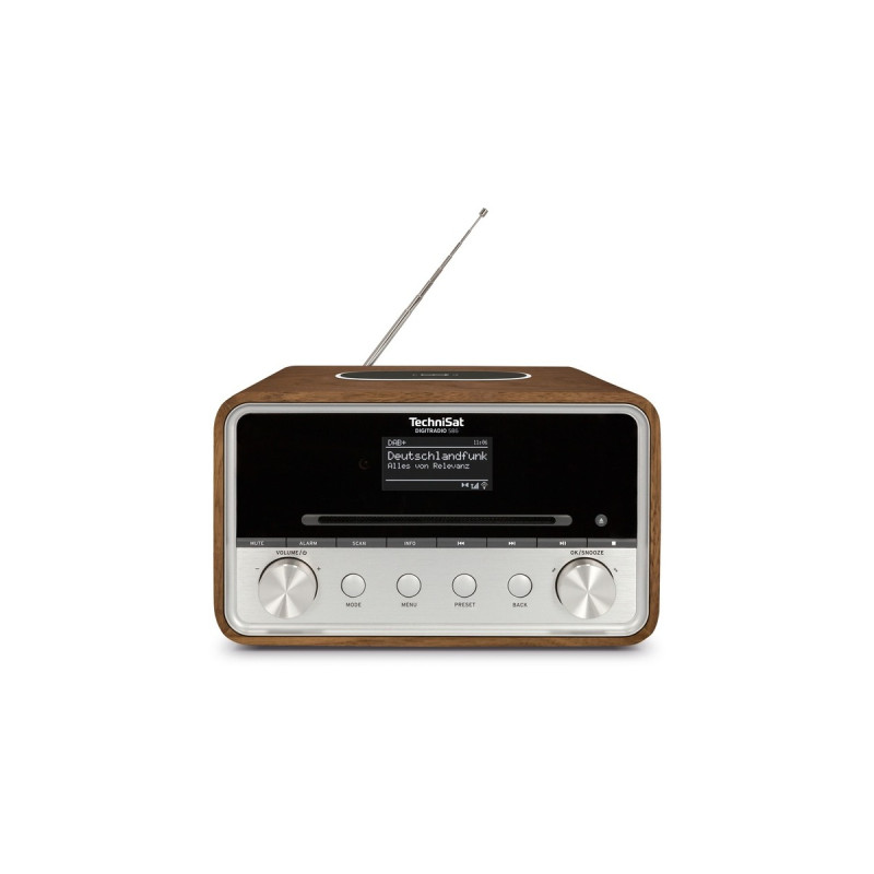 TechniSat DIGITRADIO 586, Internetradio(braun/silber, WLAN, Bluetooth, CD)