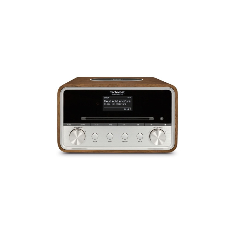 TechniSat DIGITRADIO 586, Internetradio(braun/silber, WLAN, Bluetooth, CD)