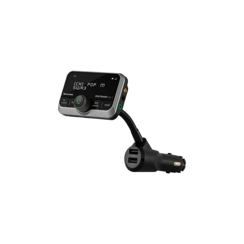 TechniSat DIGITRADIO CAR 1(schwarz, DAB+, USB-A, Klinke)