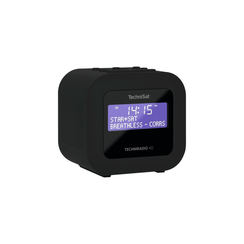 TechniSat TECHNIRADIO 40, Radiowecker(schwarz, UKW, DAB/DAB+, USB)