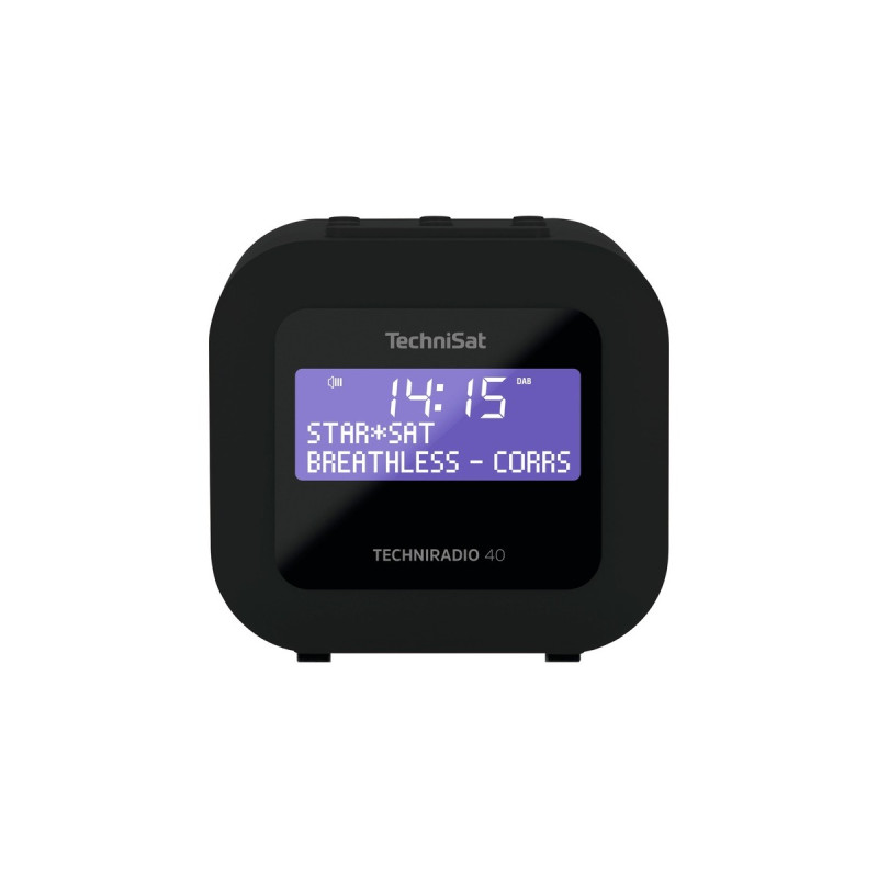 TechniSat TECHNIRADIO 40, Radiowecker(schwarz, UKW, DAB/DAB+, USB)