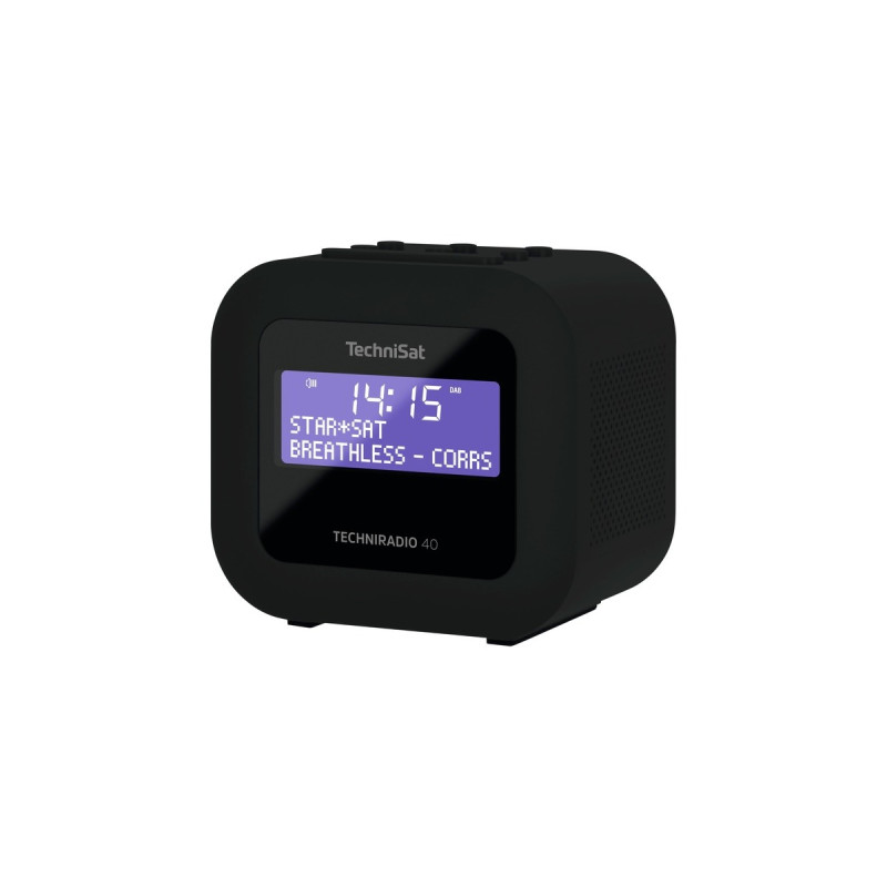 TechniSat TECHNIRADIO 40, Radiowecker(schwarz, UKW, DAB/DAB+, USB)