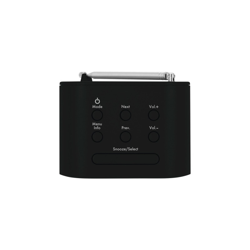 TechniSat TECHNIRADIO 40, Radiowecker(schwarz, UKW, DAB/DAB+, USB)