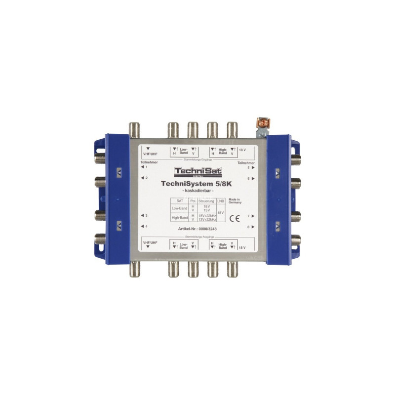 TechniSat TechniSystem 5/8K, Multischalter(bis zu 4 mal kaskadierbar)