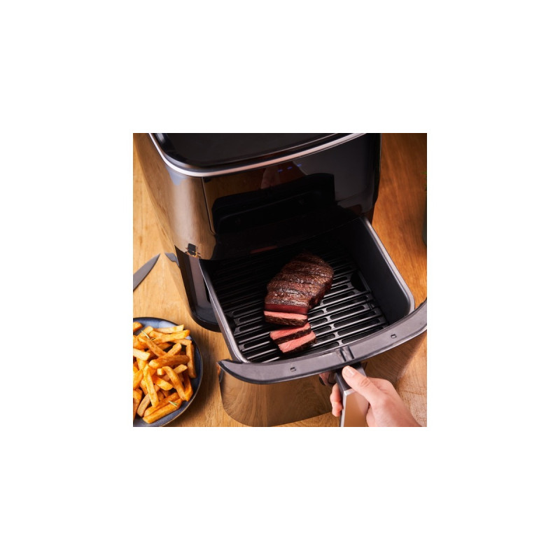 Tefal 3-in-1 Easy Fry Grill & Steam, Heißluftfritteuse(schwarz)
