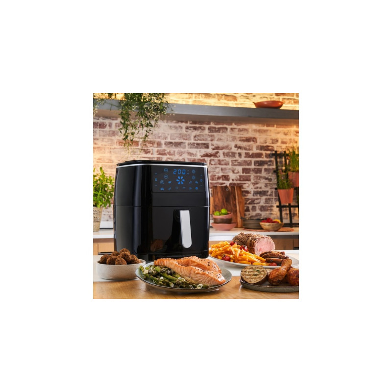 Tefal 3-in-1 Easy Fry Grill & Steam, Heißluftfritteuse(schwarz)