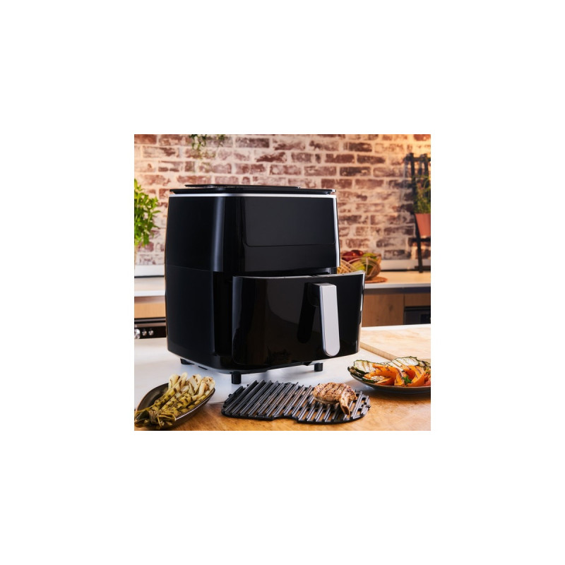 Tefal 3-in-1 Easy Fry Grill & Steam, Heißluftfritteuse(schwarz)