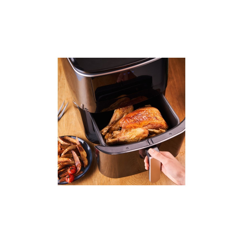 Tefal 3-in-1 Easy Fry Grill & Steam, Heißluftfritteuse(schwarz)