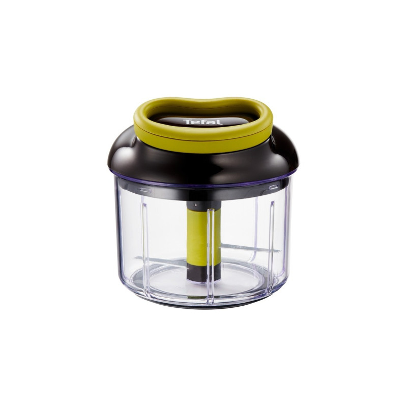 Tefal 5-Sekunden Zerkleinerer, Maxi-Kit mit 4 Klingen(schwarz/grün, manuell, 900ml)