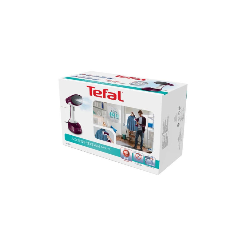 Tefal Access Steam Minute Dampfbürste DT7005, Dampfbügeleisen(violett/weiß)