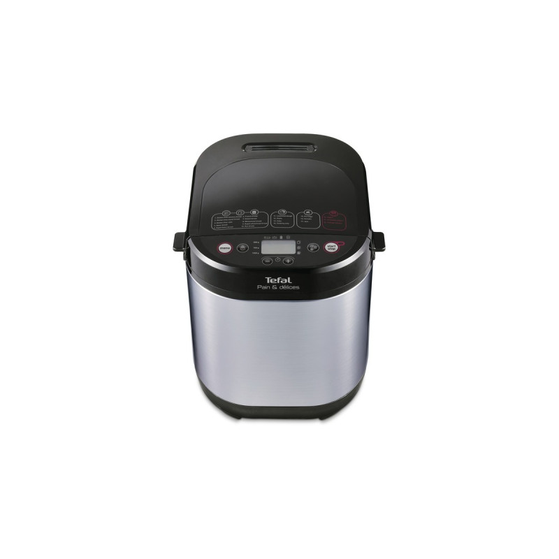Tefal Brotbackautomat Pain & Délices(schwarz/edelstahl, 720 Watt, für Brote bis 1kg)