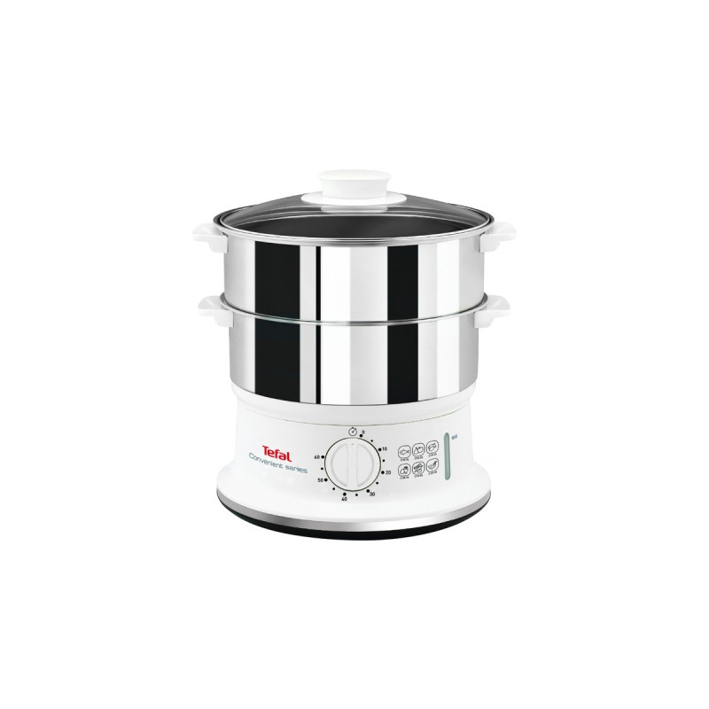 Tefal Convenient Series VC1451, Dampfgarer(edelstahl/weiß)