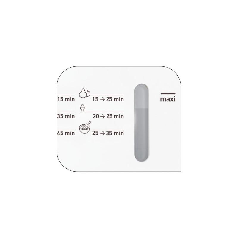 Tefal Convenient Series VC1451, Dampfgarer(edelstahl/weiß)