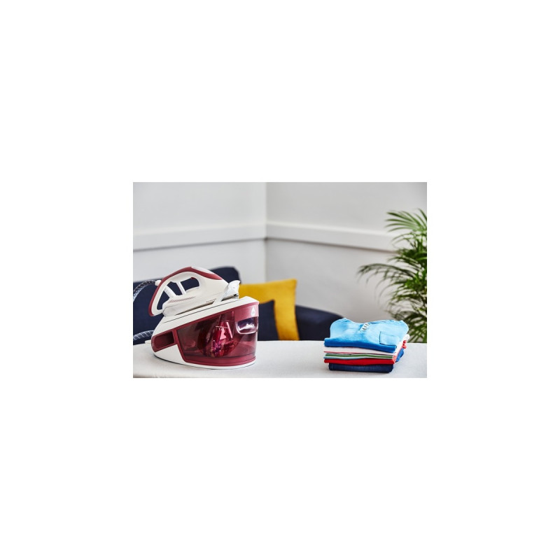 Tefal Express Anti-Calc SV 8012, Dampfbügelstation(weiß/rosa)