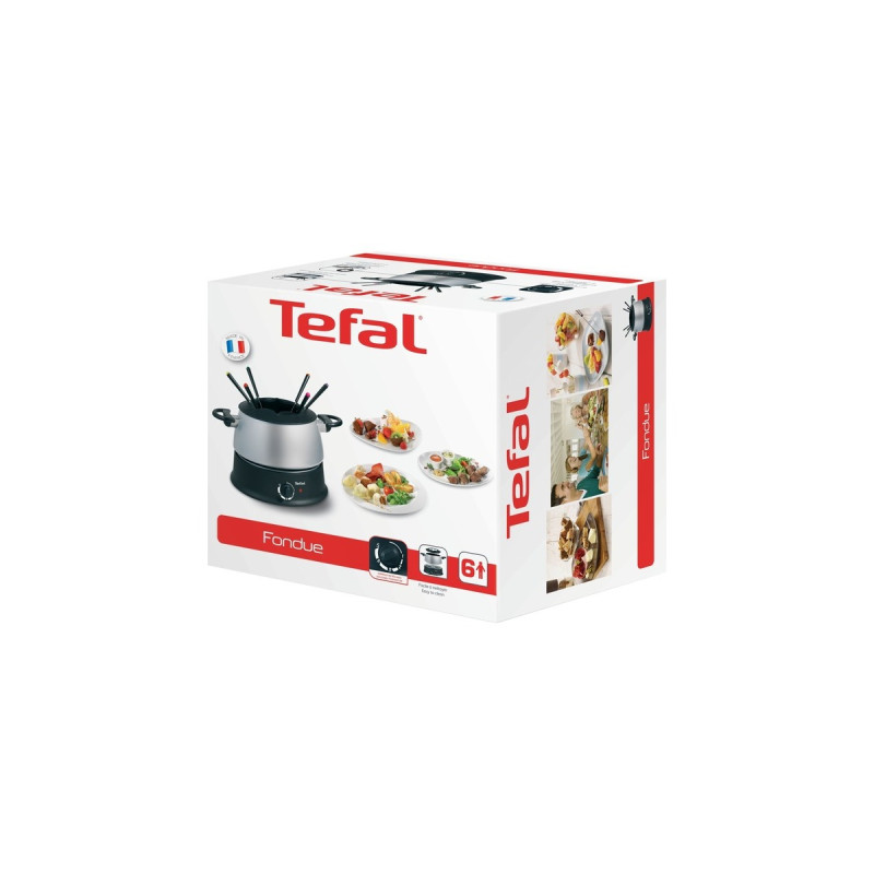 Tefal Fondue EF 3000.10(schwarz/silber, Retail)