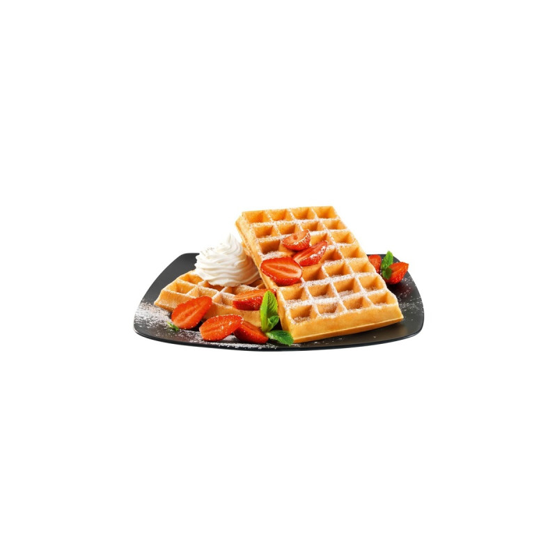 Tefal King Size Waffeleisen WM756D(schwarz/silber, 1.200 Watt)