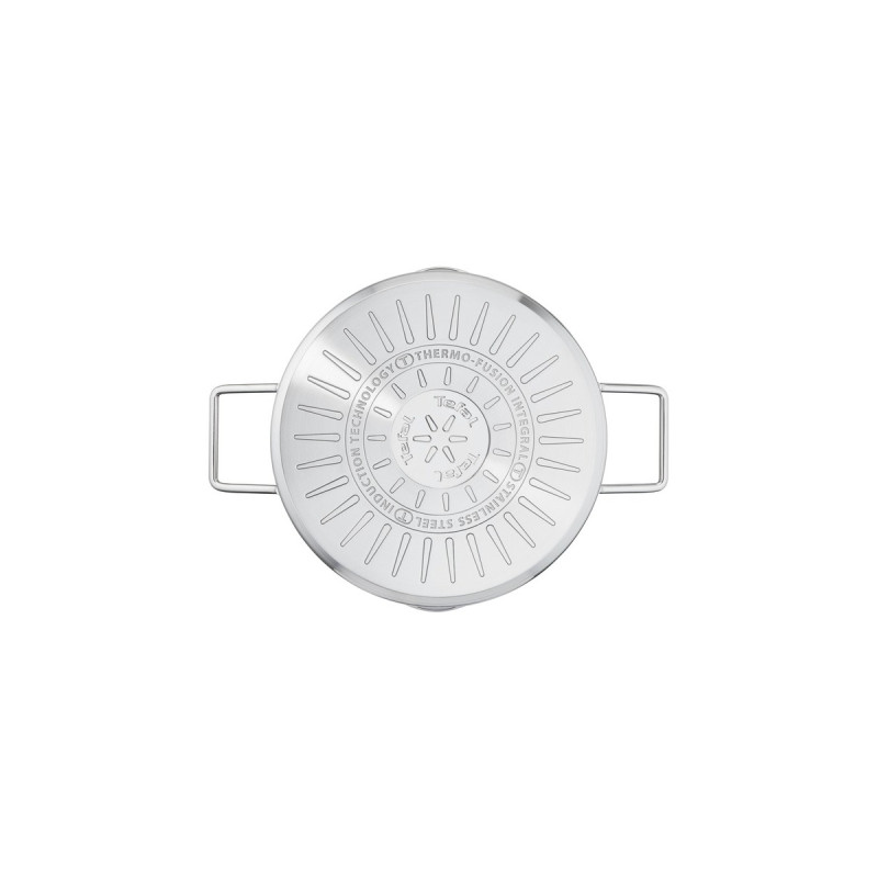 Tefal Kochtopf Nordica, Ø 20cm(edelstahl, mit Glas-Siebdeckel)