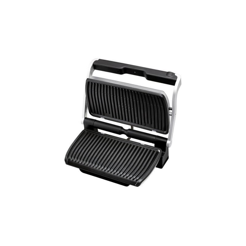 Tefal OptiGrill Smart GC730D, Kontaktgrill(schwarz/silber, 2.000 Watt)