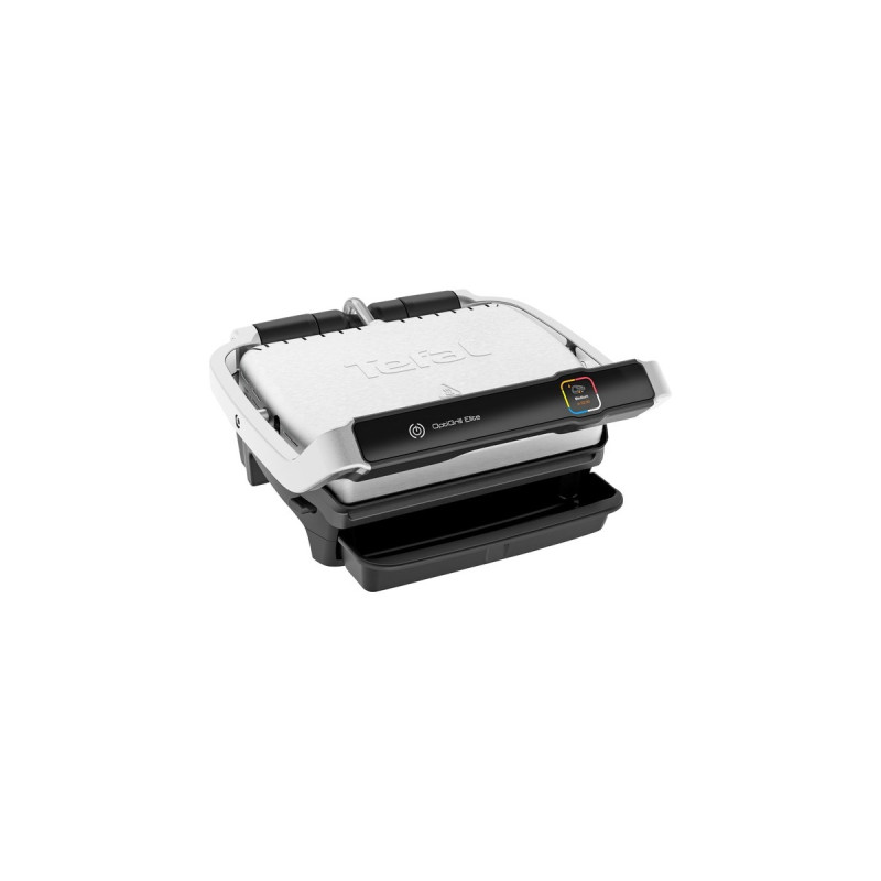 Tefal Optigrill Elite GC750D, Kontaktgrill(silber/schwarz, 2.000 Watt)