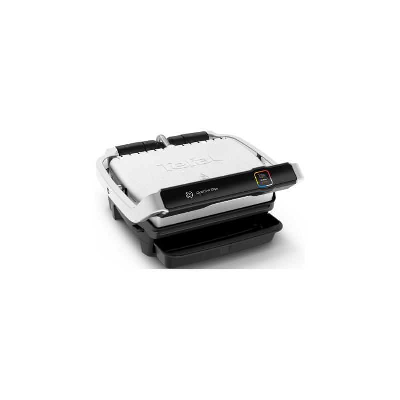 Tefal Optigrill Elite GC750D, Kontaktgrill(silber/schwarz, 2.000 Watt)