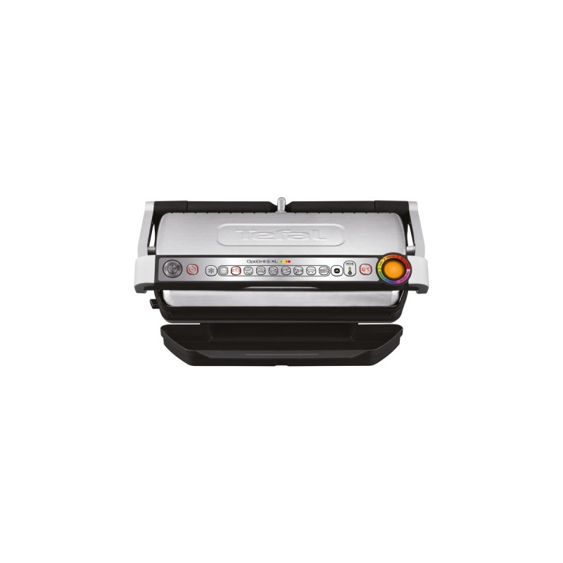 Tefal Optigrill XL GC724D, Kontaktgrill(edelstahl (gebürstet)/schwarz, 2.000 Watt)