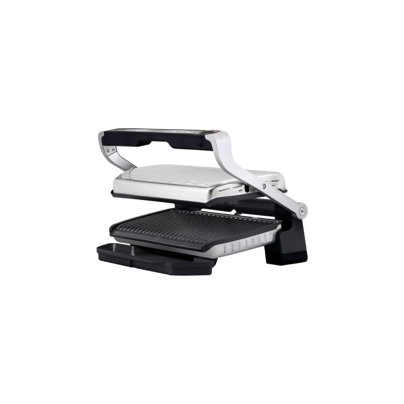 Tefal Optigrill XL GC724D, Kontaktgrill(edelstahl (gebürstet)/schwarz, 2.000 Watt)