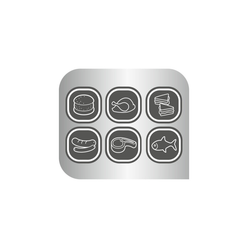 Tefal Optigrill+ GC712D34, Kontaktgrill(silber/schwarz, 2.000 Watt)