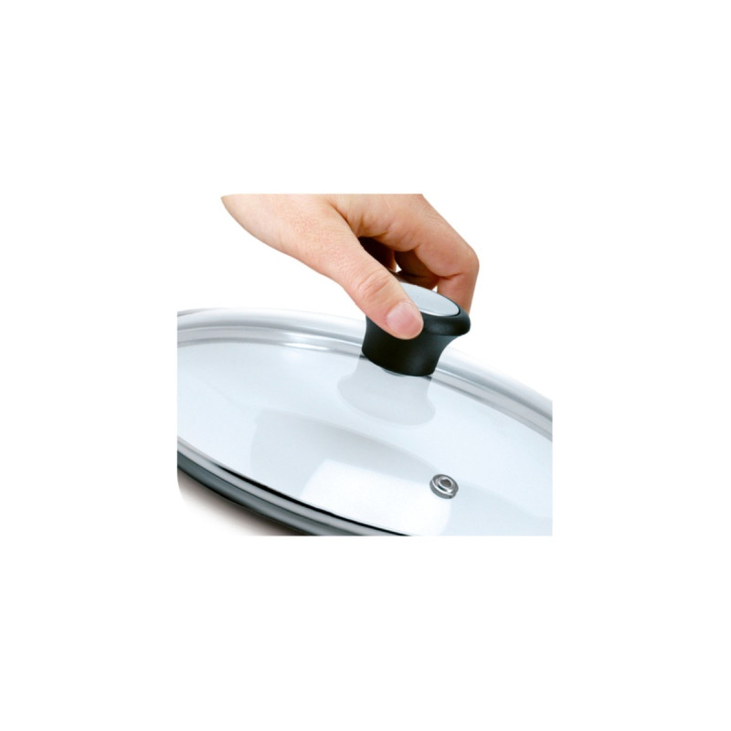 Tefal Pfannendeckel Jamie Oliver, Ø 32cm(transparent/edelstahl)