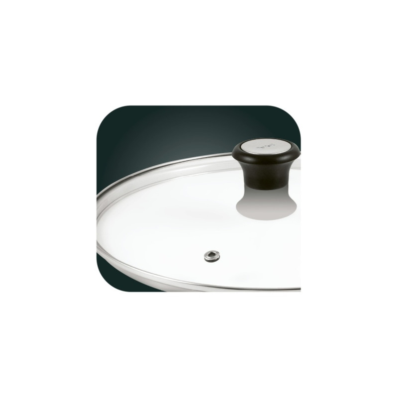 Tefal Pfannendeckel Jamie Oliver, Ø 32cm(transparent/edelstahl)