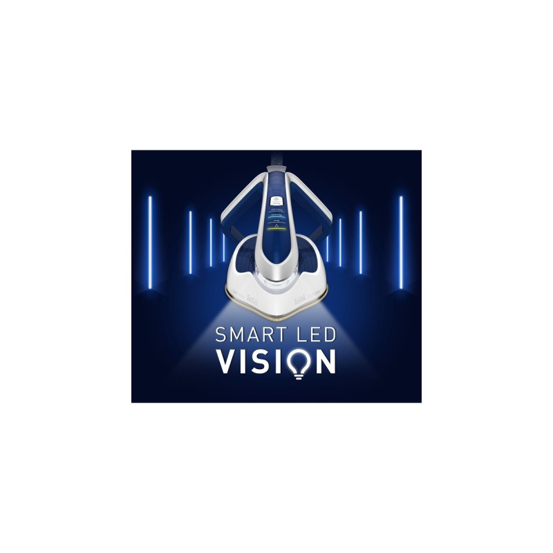 Tefal Pro Express Vision GV9812, Dampfbügelstation(blau/weiß)