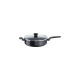Tefal Schmorpfanne Easy Cook & Clean, Ø 24cm(schwarz, mit Glasdeckel)