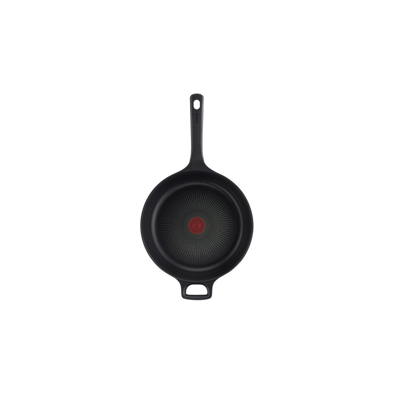 Tefal Schmorpfanne Trattoria Pro, Ø 28cm(schwarz, mit Glasdeckel)