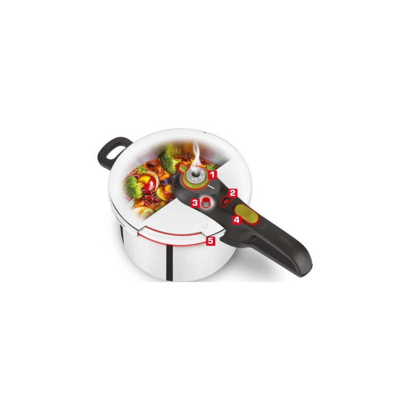 Tefal Schnellkochtopf Secure 5 Neo, P2530737(edelstahl)