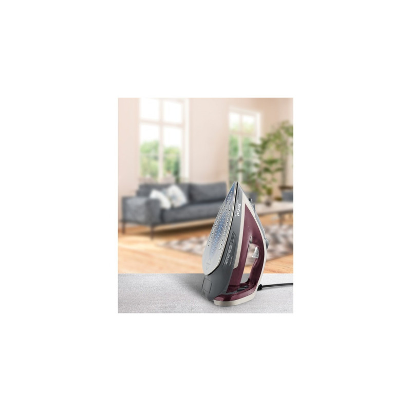 Tefal Smart Protect Plus FV 6870, Dampfbügeleisen(grau/dunkelrot)