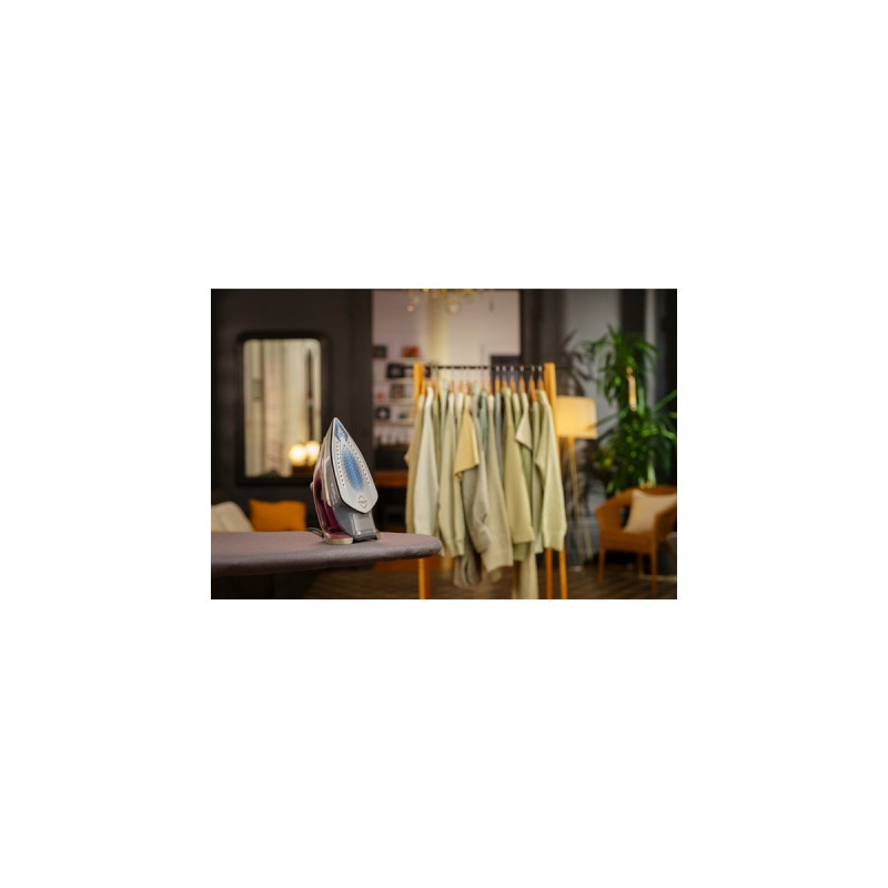 Tefal Smart Protect Plus FV 6870, Dampfbügeleisen(grau/dunkelrot)