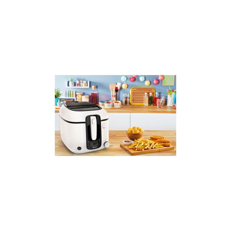 Tefal Super Uno FR3140, Fritteuse(weiß/schwarz, mit Timer)