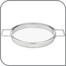 Tefal Topf-Set Nordica H852S3, Ø 16cm/20cm/24cm(edelstahl, 3-teilig, mit Glas-Siebdeckel)