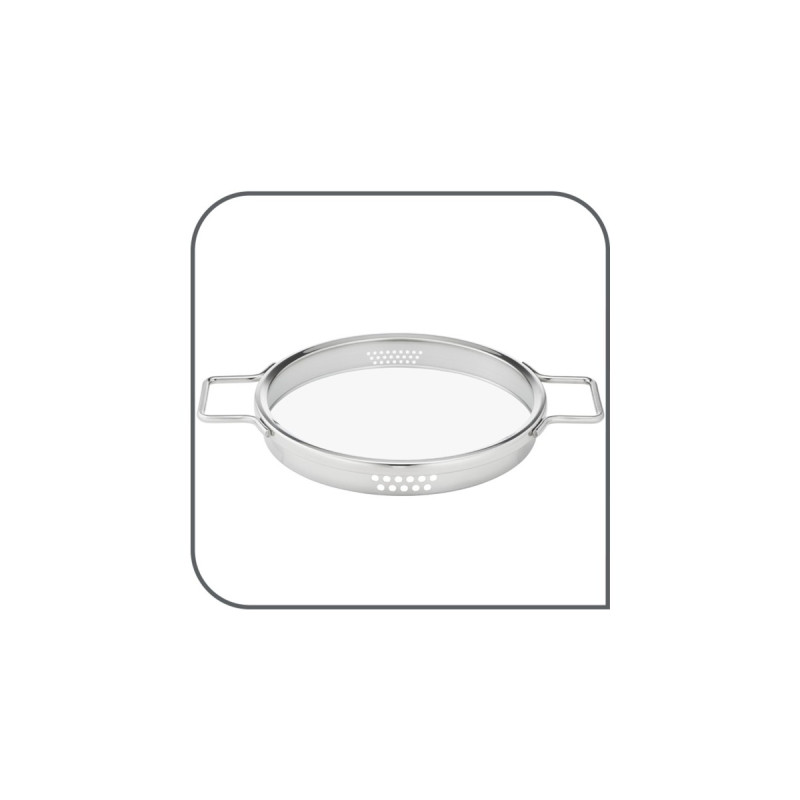 Tefal Topf-Set Nordica H852S3, Ø 16cm/20cm/24cm(edelstahl, 3-teilig, mit Glas-Siebdeckel)