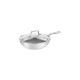 Tefal Wok-Pfanne Eternal Mesh, Ø 28cm(edelstahl, mit Glasdeckel)
