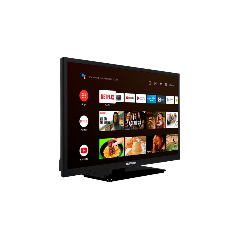 Telefunken XH24AN550MV, LED-Fernseher(60 cm (24 Zoll), schwarz, FullHD, AndroidTV, HDR, WLAN)