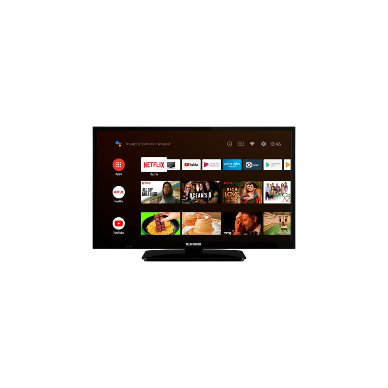 Telefunken XH24AN550MV, LED-Fernseher(60 cm (24 Zoll), schwarz, FullHD, AndroidTV, HDR, WLAN)