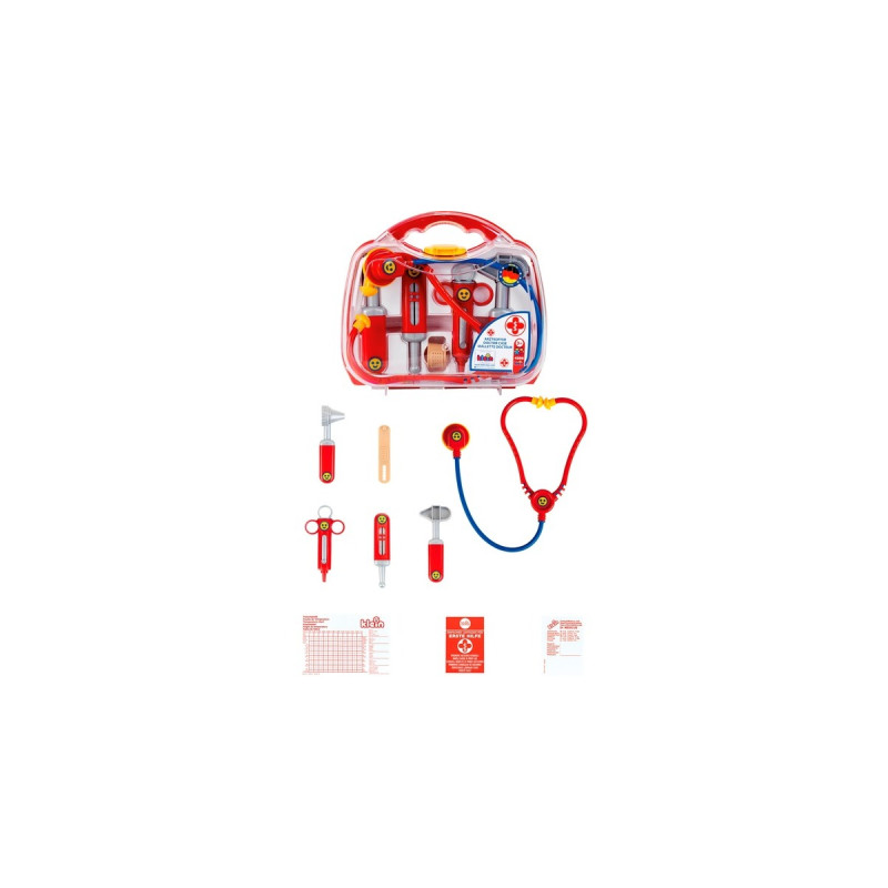 Theo Klein Arztköfferchen, Rollenspiel(rot/transparent)