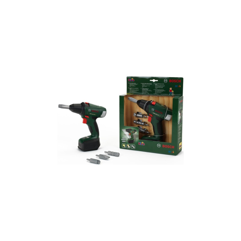 Theo Klein Bosch Akku-Schrauber, Kinderwerkzeug(grün/schwarz)