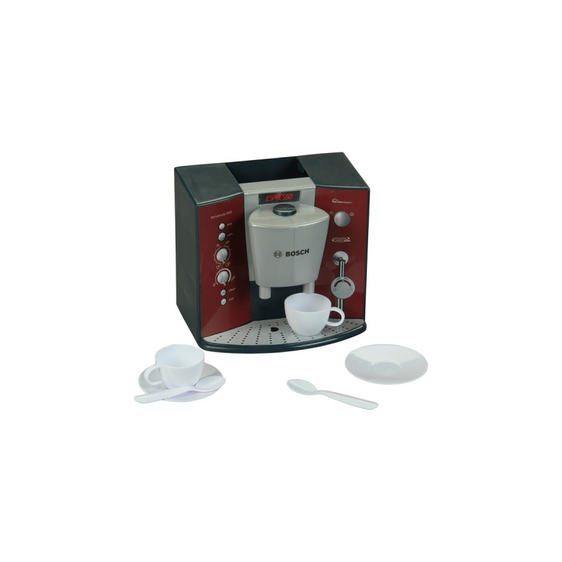 Theo Klein Bosch Kaffeemaschine mit Sound, Kinderhaushaltsgerät(rot/grau)