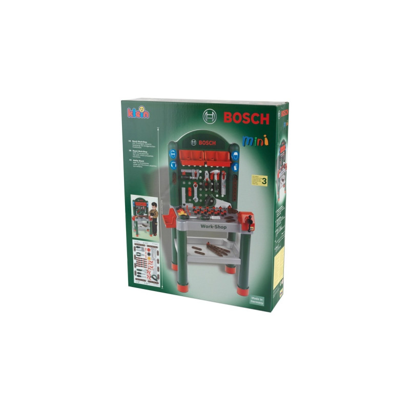 Theo Klein Bosch Workshop, Kinderwerkzeug(grün/grau)