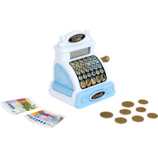 Theo Klein Elektronische Vintagekasse, Kaufladen(weiß/hellblau)